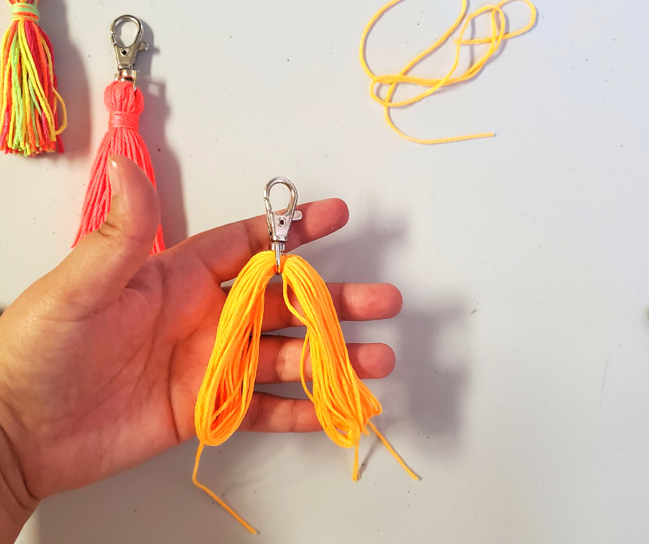 DIY Rope Tassel Keychains - Alice and Lois